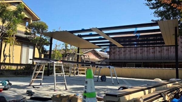 カーポートの構築お手伝いをしました